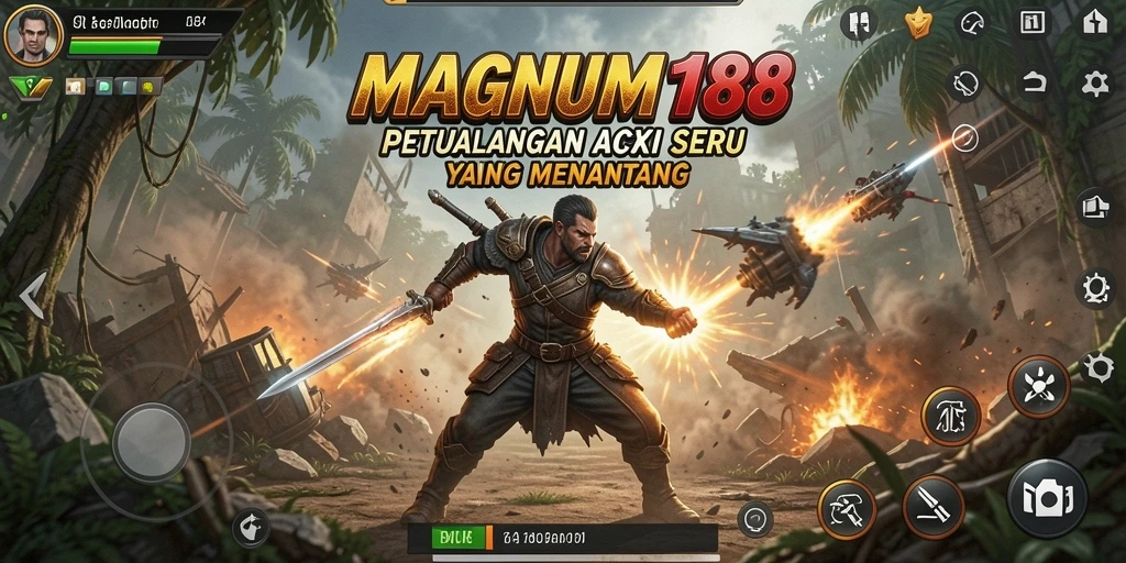 Tampilan gameplay seru dari MAGNUM188 dengan aksi mendebarkan.