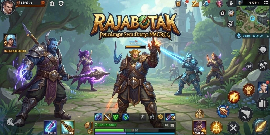 Tampilan gameplay menarik dari RAJABOTAK yang memukau dan mengasyikkan.